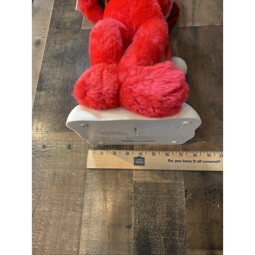 Vintage 1998 Telco Elmo Animated Christmas Figure Plush Sesame Street Jim Henson - Picture 14 of 17